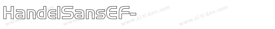 HandelSansEF字体转换