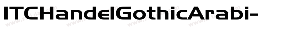 ITCHandelGothicArabi字体转换