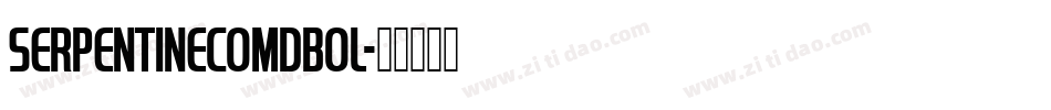SerpentineComDBol字体转换