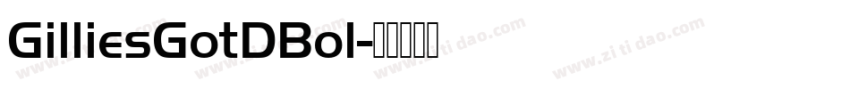 GilliesGotDBol字体转换