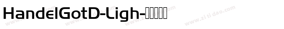 HandelGotD-Ligh字体转换