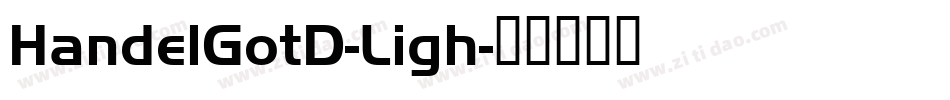 HandelGotD-Ligh字体转换