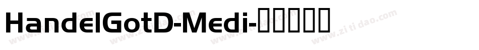 HandelGotD-Medi字体转换