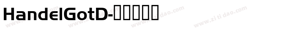 HandelGotD字体转换