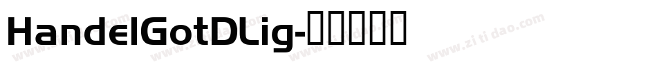 HandelGotDLig字体转换