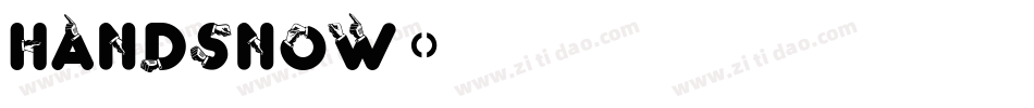 Handsnow字体转换