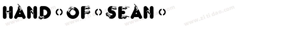 hand-of-sean字体转换