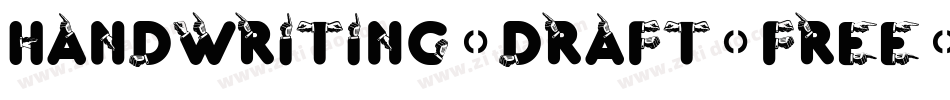 handwriting-draft_free-version字体转换