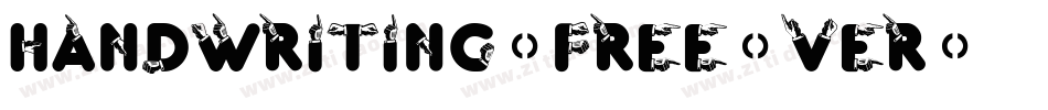 handwriting_free-ver字体转换