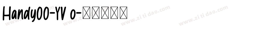 Handy00-YV1o字体转换
