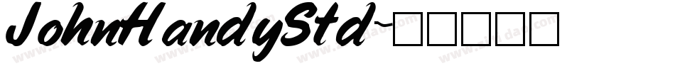 JohnHandyStd字体转换