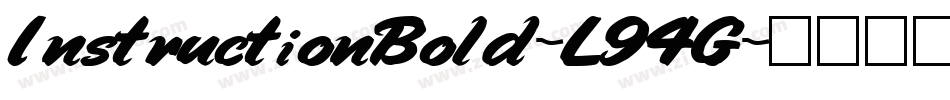 InstructionBold-L94G字体转换