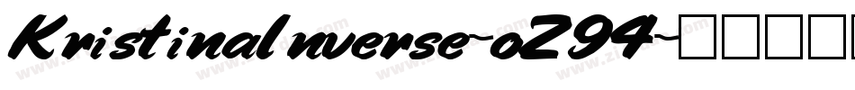 KristinaInverse-oZ94字体转换