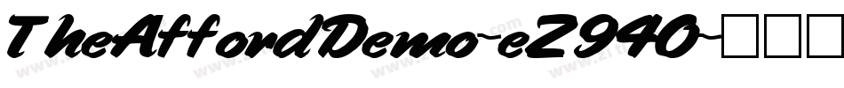 TheAffordDemo-eZ94O字体转换