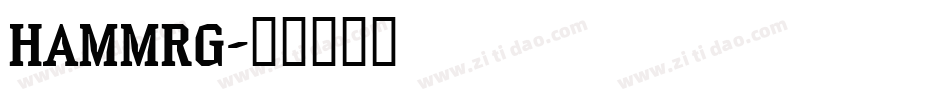 HAMMRG字体转换