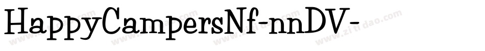 HappyCampersNf-nnDV字体转换