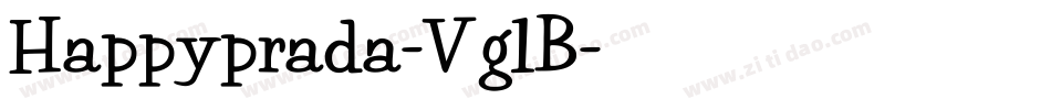 Happyprada-Vg1B字体转换