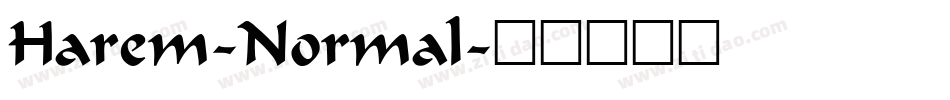Harem-Normal字体转换