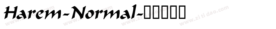 Harem-Normal字体转换