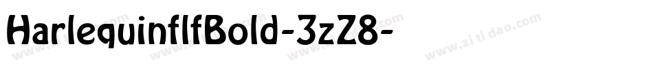 HarlequinflfBold-3zZ8字体转换