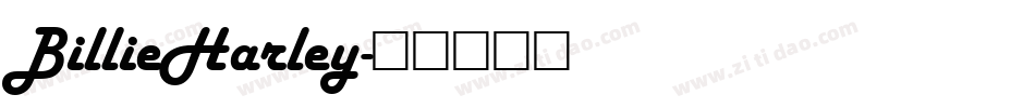 BillieHarley字体转换