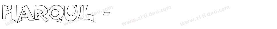 HARQUIL_字体转换