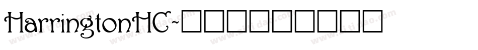 HarringtonHC字体转换