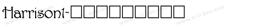 Harrison1字体转换