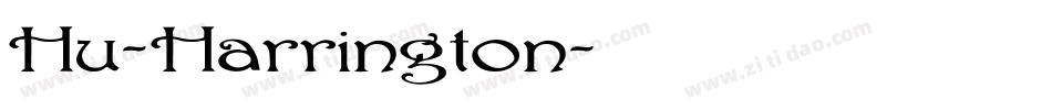 Hu-Harrington字体转换