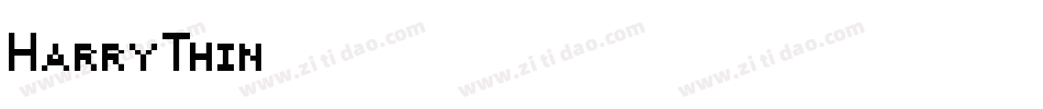 HarryThin字体转换