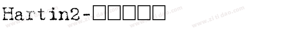 Hartin2字体转换