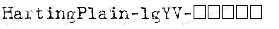 HartingPlain-lgYV字体转换