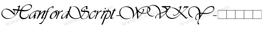 HanfordScript-WVKY字体转换