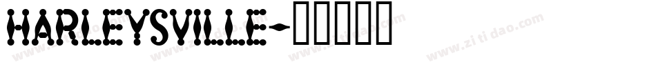 Harleysville字体转换