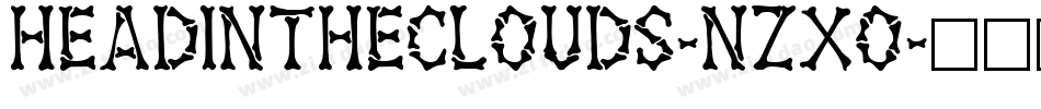 Headintheclouds-nZXO字体转换