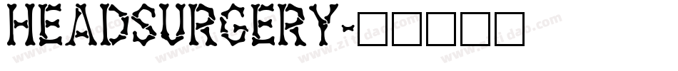 Headsurgery字体转换