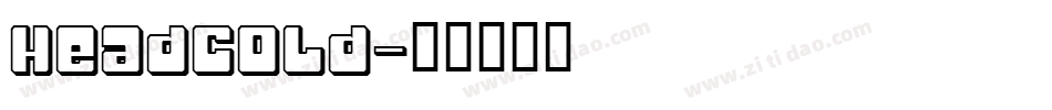Headcold字体转换