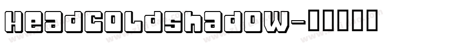 HeadcoldShadow字体转换