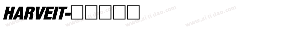 HARVEIT字体转换