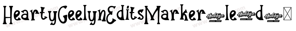 HeartyGeelynEditsMarker-le2d字体转换