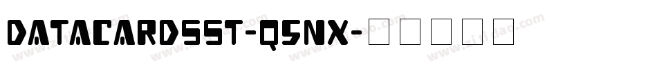 DataCardsSt-q5nx字体转换