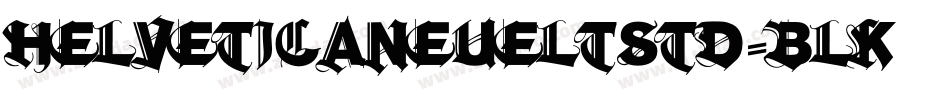 helveticaneueltstd-blk標準字体转换