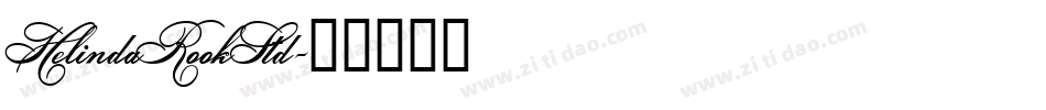 HelindaRookStd字体转换