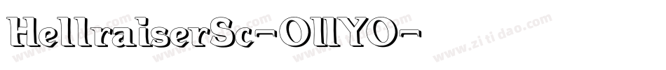 HellraiserSc-O2YO字体转换