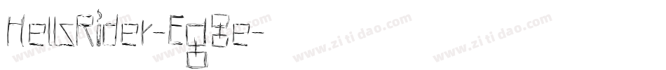 HellsRider-Eg8e字体转换