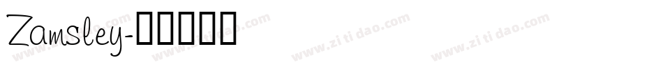 Zamsley字体转换