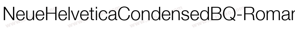 NeueHelveticaCondensedBQ-Roman字体转换