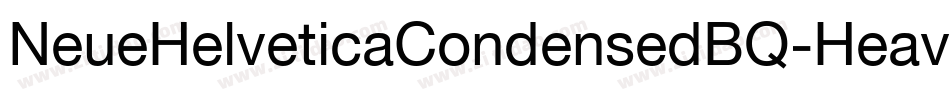 NeueHelveticaCondensedBQ-Heavy字体转换