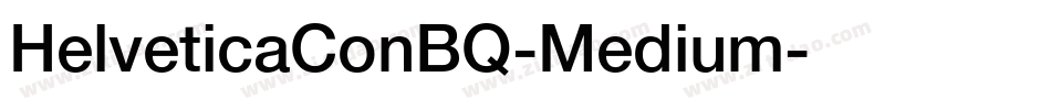HelveticaConBQ-Medium字体转换