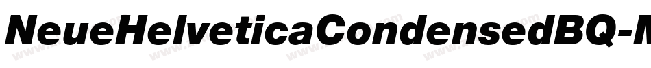 NeueHelveticaCondensedBQ-Medium字体转换